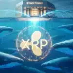 Illustration des baleines accumulant du XRP alors que Ripple lance sa plateforme Treasury pour les institutions.
