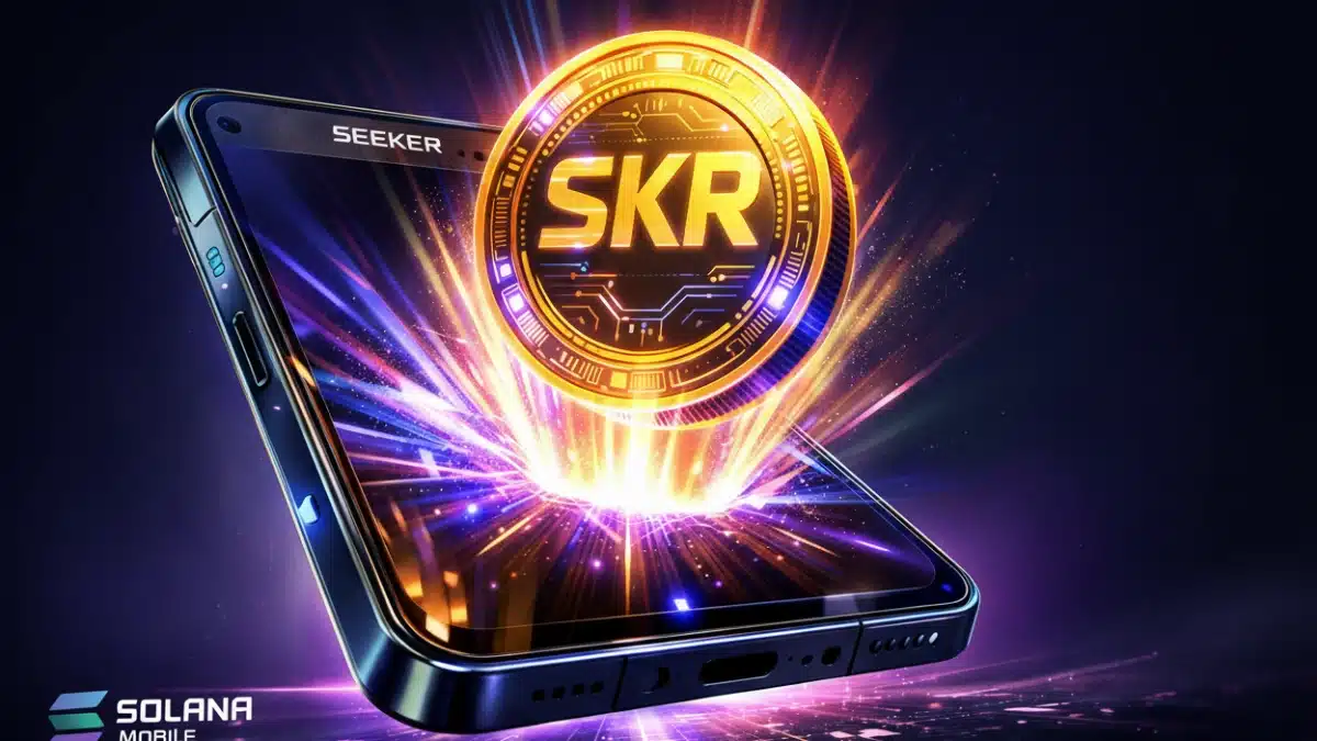 Solana Mobile : La crypto SKR explose de 77% après l’airdrop