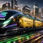 Illustration de l'arrivée des fonds tokenisés de WisdomTree sur la blockchain rapide Solana.