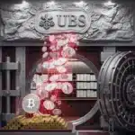 Illustration de la banque UBS intégrant le trading de cryptomonnaies pour ses clients de banque privée.