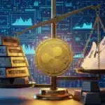 Illustration d'un audit financier du XRP montrant le poids des investissements institutionnels face au départ des particuliers.