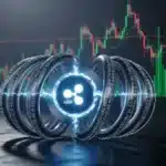 Graphique illustrant la compression du prix du XRP sous les 2 dollars avant un potentiel rallye haussier.