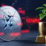 Illustration du contraste entre les signaux de vente sur le XRP et les achats institutionnels via l'ETF Canary.