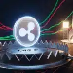 Illustration du piège baissier potentiel sur le XRP autour de 1,65 $ avant un possible décollage.