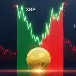 Graphique illustrant la récupération spectaculaire en forme de V du prix du XRP ce mercredi après-midi.