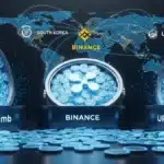 Illustration des réserves massives de XRP détenues par Bithumb, Binance et Uphold.