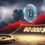 Analyse du marché Bitcoin chutant sous 80 000 dollars avec un support potentiel identifié par Compass Point.