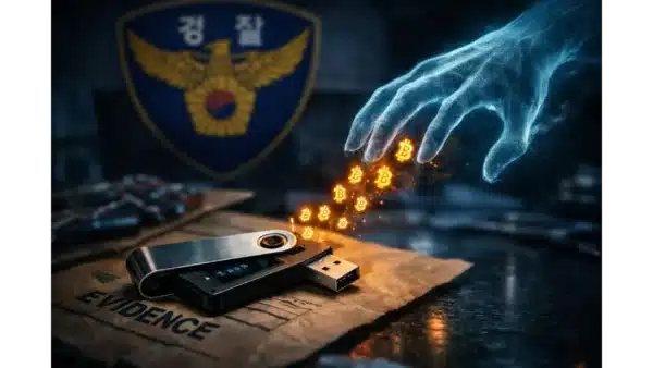 Enquête sur le vol de 22 Bitcoin saisis par la police sud-coréenne depuis un portefeuille froid sécurisé.