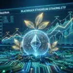 Illustration conceptuelle du nouvel ETF Ethereum Staking de BlackRock, symbolisant la croissance et le rendement.