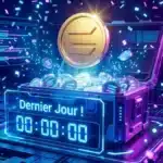 Illustration du concours Actu Crypto .info pour gagner 1 Solana gratuitement, avec timer dernier jour et logo SOL en évidence.