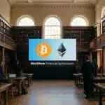 Illustration du pivot de l'investissement crypto de l'Université de Harvard vers l'Ethereum via BlackRock.