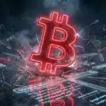 Illustration de la panique sur Google suite au krach du Bitcoin en février 2026.