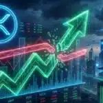 Graphique d'analyse du XRP montrant la tentative de rebond au-dessus de 1,60 $.