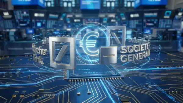 Collaboration entre Deutsche Bank, Société Générale et XRP Ledger pour l'Euro Numérique.