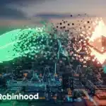 Illustration du lancement du Layer 2 de Robinhood sur la blockchain Ethereum malgré la baisse des revenus.