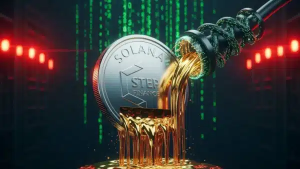 Illustration du piratage de Step Finance sur Solana causant une perte de 29 millions de dollars.
