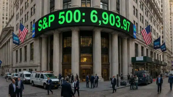 S&P 500 Index Growth Wall Street 2026