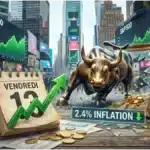 Le S&P 500 rebondit un vendredi 13 grâce au ralentissement de l'inflation américaine à 2,4 %.