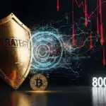Graphique de la perte de Strategy et seuil critique du Bitcoin à 8000 dollars.
