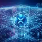 Illustration conceptuelle de la cryptomonnaie XRP et de la décentralisation massive des financements de son écosystème initiée par Ripple.