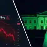 Contraste entre la panique vendeuse sur le XRP et l'espoir réglementaire venant de la Maison Blanche.