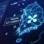 Explosion du volume de trading du XRP sur la plateforme sud-coréenne Upbit atteignant 4,11 milliards de dollars.
