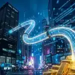 Illustration de la nouvelle infrastructure financière de BlackRock utilisant la crypto et la tokenisation des actifs réels.