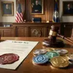 Illustration du projet de loi CLARITY Act encadrant les stablecoins aux États-Unis face à la SEC.