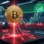 Illustration du cours Bitcoin rebondissant puissamment pour déclencher un short squeeze massif sur le marché crypto.
