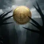 Illustration de l'asphyxie boursière figeant le cours Bitcoin sur le marché crypto.