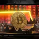 Illustration du cours Bitcoin piégé avant un short squeeze sur le marché crypto.