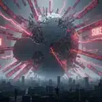 Illustration du cours XRP sous la menace d'une correction algorithmique violente sur le marché crypto.