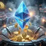 Illustration de la violente fuite des capitaux sur le réseau Ethereum et la DeFi Crypto.