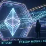 Illustration de la mise à jour historique du réseau Ethereum proposée par Vitalik Buterin pour accélérer les transactions crypto.