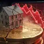 Illustration des prêts immobiliers adossés au Bitcoin dénoncés par Peter Schiff.