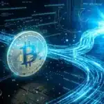 Illustration d'une réorganisation de blocs sur la blockchain Bitcoin résolue par le consensus nakamoto.