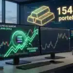 Graphique boursier illustrant la cassure haussière du cours Solana à 87 dollars.