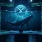 Illustration conceptuelle du retour massif des baleines (grands investisseurs) sur l'actif crypto XRP, annonçant un potentiel rebond des prix.