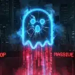 Graphique montrant la chute de la TVL d'Aave