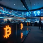 Graphique technique du Bitcoin Perpétuel montrant la consolidation à 76 560 dollars