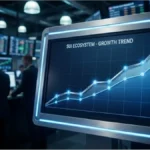 Graphique financier illustrant la tendance haussière de la blockchain Sui. | Analyse du cours du Sui à 0.992832 $.