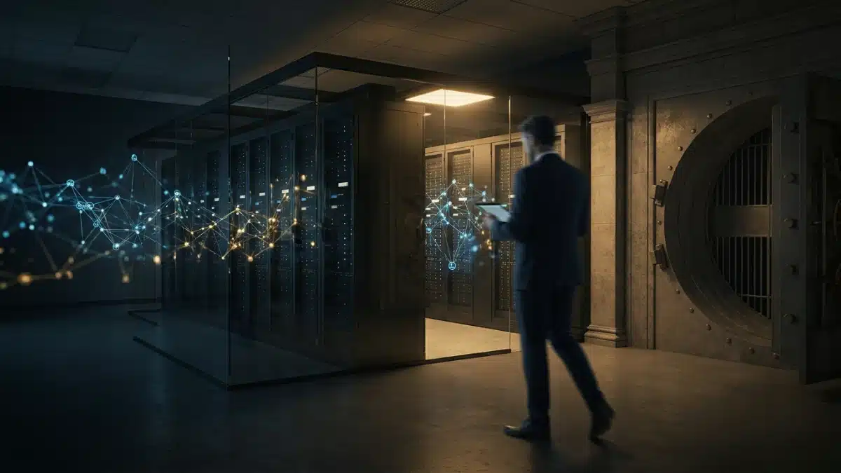 Une infrastructure hybride entre banque et blockchain Une infrastructure hybride entre banque et blockchain