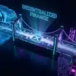 Illustration conceptuelle du pont entre XRP et Solana pour la finance décentralisée