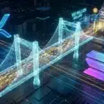 Illustration du pont technologique entre XRP et Solana dans la DeFi