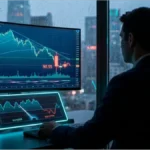 Graphique de trading Solana affichant un prix de 90,55 dollars et un indicateur RSI en zone de survente