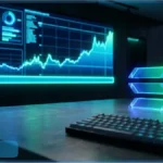 Trader observant les graphiques d'analyse technique de Solana sur plusieurs écrans