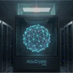 Noyau d'intelligence artificielle Anthropic Claude dans un centre de données avec un signal d'alerte