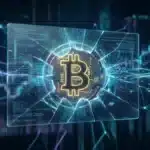 Illustration du cours Bitcoin brisant une barrière technique majeure à 82 258 dollars