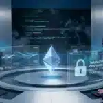 Illustration réaliste d’Ethereum renforçant la sécurité des transactions grâce au Clear Signing et à la norme ERC-7730