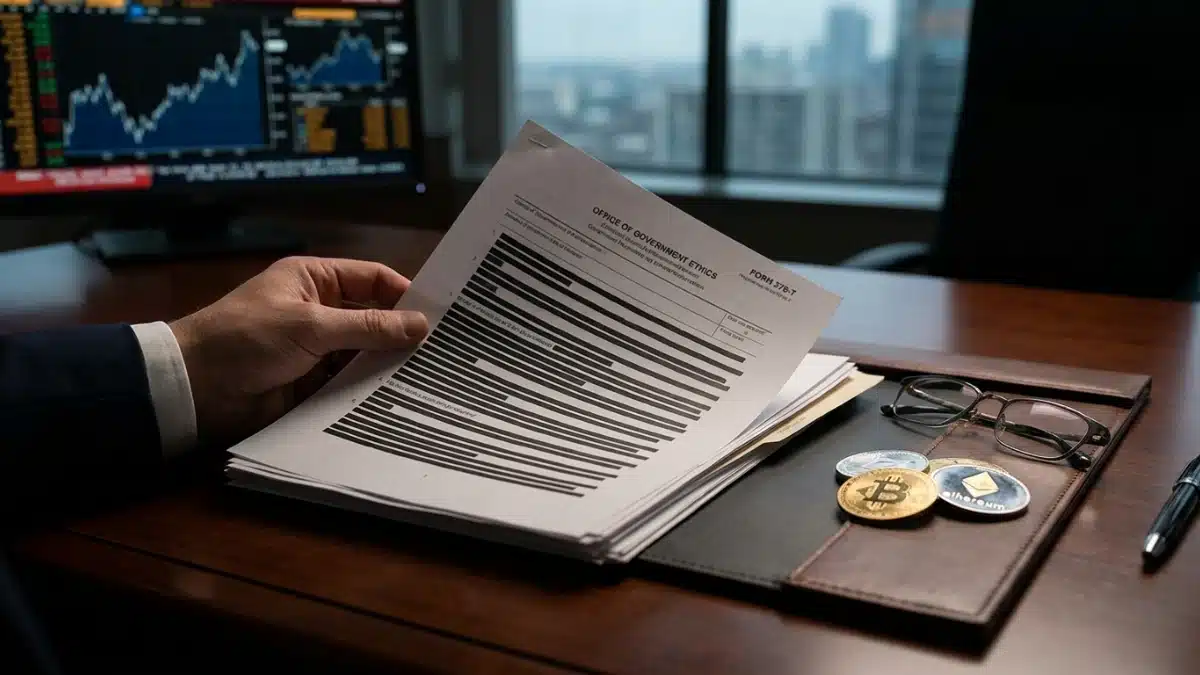 Les déclarations d'éthique dévoilent une stratégie d'investissement crypto Les déclarations d'éthique dévoilent une stratégie d'investissement crypto